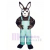 Ostern J.R. Hase Kaninchen mit Lätzchen Overall Maskottchen Kostüm