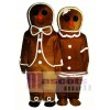 Lebkuchen Junge (links) Maskottchen Kostüm Weihnachten Xmas