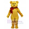 Neu gefüllter Teddybär mit Bogen Maskottchen Kostüm