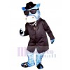 Blues Moo Rinder Maskottchen Kostüm Tier 