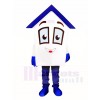 Blau Dach Haus Home Maskottchen Kostüme für Immobilien Agentur Promotion