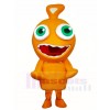 Orange Alien Maskottchen Kostüme