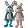 Rosa / blaues Kaninchen Ostern Hase Maskottchen Kostüme Tier