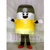 Marshmallow Maskottchen Kostüme mit Grau Hut Snack