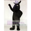 Netter schwarzer Mustang Pferd Maskottchen Kostüm Tier