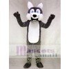 Grau Wolf Maskottchen Kostüm für Erwachsene Tier