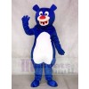 Blauer Bär mit weißem Bauch Maskottchen Kostüme Tier