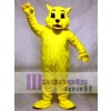 Nette gelbe Wildkatze Katze Maskottchen Kostüme Tier