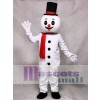 Weihnachten Schneemann mit Hut Maskottchen Kostüm