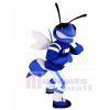 Blaue und weiße Biene Maskottchen Kostüme Insekt