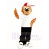 Braun Hund mit Ein Hut Maskottchen Kostüme Tier