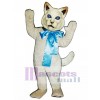 Süße Katze mit Bow Maskottchen Kostüm