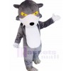 Grauer Wolf Maskottchen Kostüme Tier