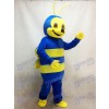 Reizendes blaues Bienen-Maskottchen-Kostüm