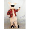 Schwein Ferkel Schwein mit Shirt & Sonnenbrille Maskottchen Kostüm
