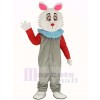 Ostern Hase im Grau Mantel Maskottchen Kostüm Im Wunderland