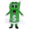 Grün US Dollar Bill Maskottchen Kostüme