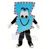 Mr. Electric Blau Blitz Bolzen mit Dick Streifen Maskottchen Kostüm