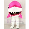 Süß Rosa Wal Hai Maskottchen Kostüm Karikatur