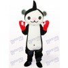 Schwarzen Miga Anime Maskottchen Kostüm für Erwachsene