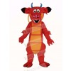 rot Legendär Drachen Maskottchen Kostüm Tier