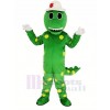 Grün Dorothy Dinosaurier mit Hut Maskottchen Kostüm Tier