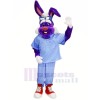 Arzt Hase mit Blau Hemd Maskottchen Kostüme Tier