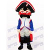 Rotes Gesicht Piraten Maskottchen Kostüm für Erwachsene