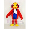 Gelb Kopf rot Schwan Vogel Maskottchen Kostüm Schule