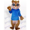 Blaues Eichhörnchen Tier Maskottchen Kostüm