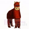 Brown-Zwei-Personen-Stier-Maskottchen-Kostüm-Erwachsener