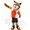 Bobcat mit Orange Passen Maskottchen Kostüme Tier