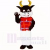 Freundlich Leicht Kuh mit rot Hemd Maskottchen Kostüme Schule