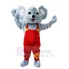 glücklich Grau Koala Maskottchen Kostüme Billig