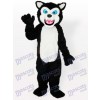 Schwarzer Wolf Erwachsenen Maskottchen kostüm
