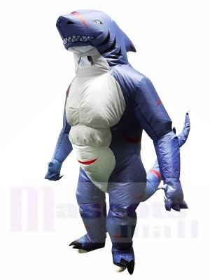 Muskulös Monsterhai Aufblasbares Kostüm