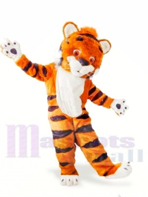 Niedlicher pelziger Tiger Maskottchen Kostüme