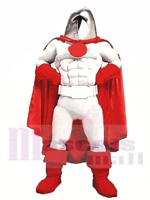 Power Muscular Warrior Maskottchen Kostüm