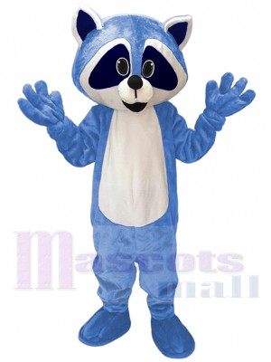 Blauer Robbie-Waschbär Maskottchen-Kostüm Tier