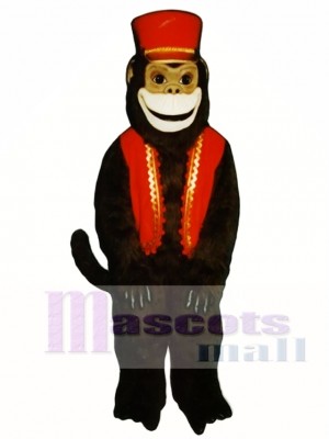 Organ Grinder Affe mit Weste & Hut Maskottchen Kostüm Tier