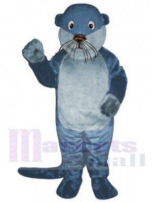 Blauer Ollie-Otter Maskottchen Kostüm Tier