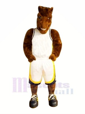Braun Basketball Pferd Maskottchen Kostüme Tier