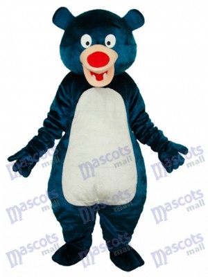 Maskottchen Kostüm Tier des blauen Bären
