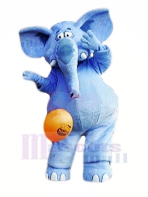 Stark Blau Elefant Maskottchen Kostüme Tier