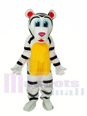 Bunter Tiger Maskottchen Kostüm für Erwachsene Kostenloser Versand