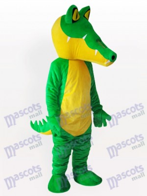 Gelbbauch-Krokodil Maskottchen Kostüm für Erwachsene
