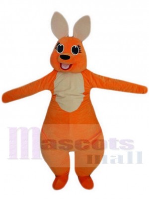 Orangefarbenes Känguru Maskottchen-Kostüm Tier
