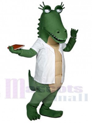 Dr. Ali Gator Krokodil Alligator Maskottchen-Kostüm Tier