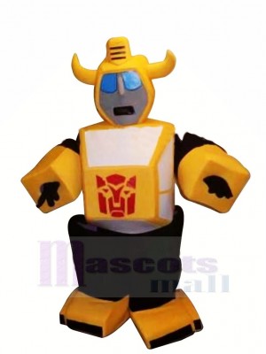 Hoch Qualität Gelb Roboter Maskottchen Kostüme Karikatur