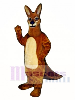 Realistisch Känguru Maskottchen Kostüm Tier